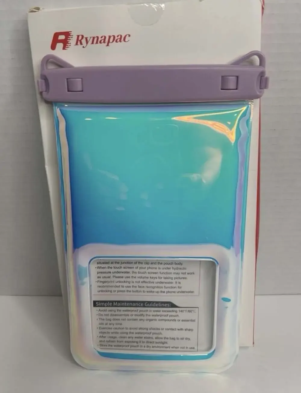 Waterproof Phone Pouch Floating, IPX8 Underwater Cellphone Holder With Lanyard